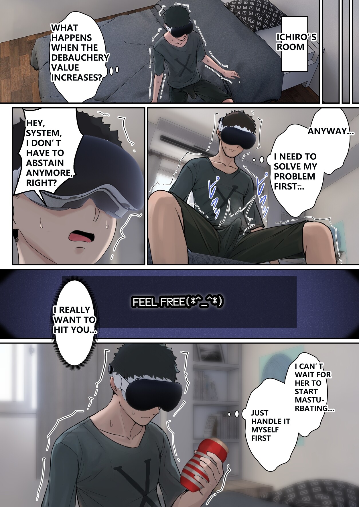 Hentai Manga Comic-My AR glasses can see various stats about my foster sister!?-Read-64